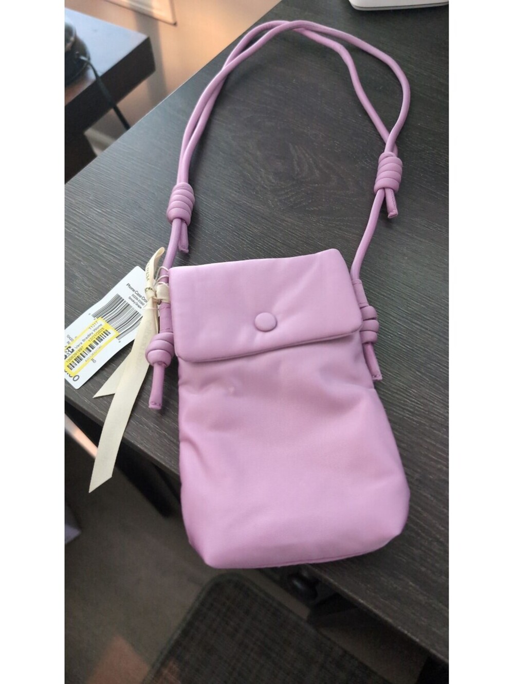 Vera Bradley Women's Nylon Phone Case Crossbody Bag Smoky Grape